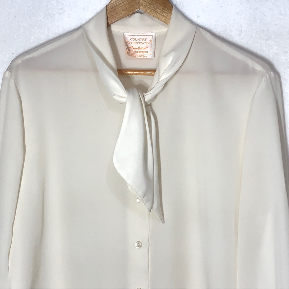 Country Sophisticate by Pendleton Womens Vintage Blouse - Picture 3 of 7